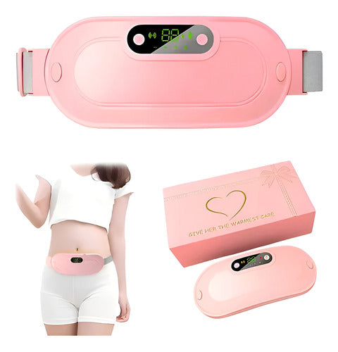 Cinturon Electrico Alivia Colicos Masajeador Calefactor