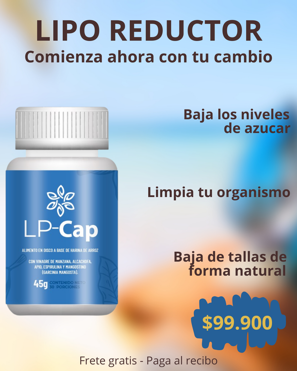 LipoCaps Reductor - Comienza ahora con tu cambio y transforma tu cuerpo!