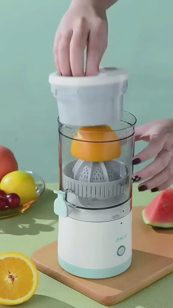 🍊 Exprimidor Eléctrico Multifuncional – ¡Zumo fresco de cualquier cítrico en segundos!