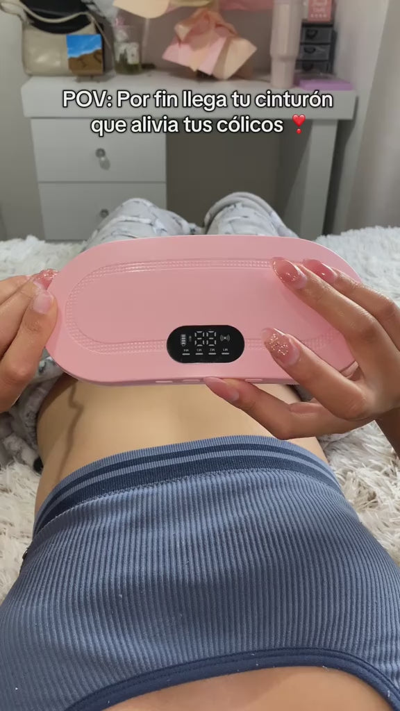 Cinturon Electrico Alivia Colicos Masajeador Calefactor