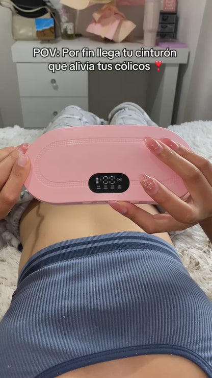 Cinturon Electrico Alivia Colicos Masajeador Calefactor